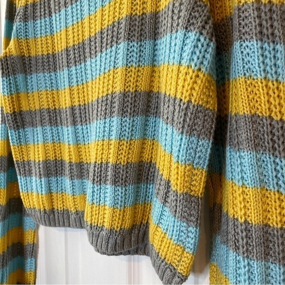 Prince & Fox Striped Crop Sweater Junior Extra Large NWT - Picture 9 of 16